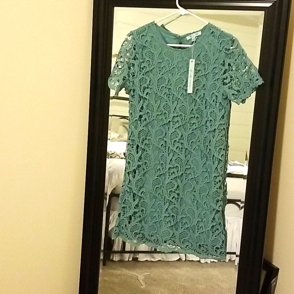 Knee length shift dress